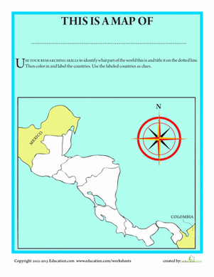 Central America Map