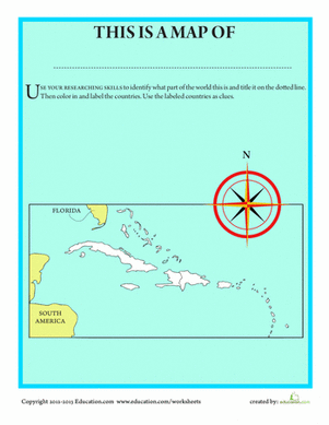 Caribbean Islands Map