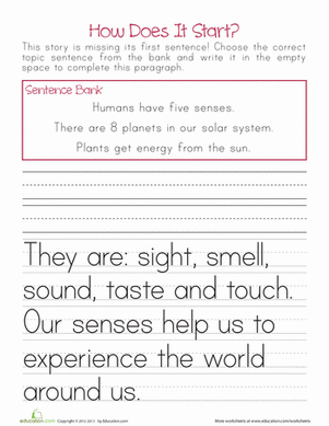Opening Sentences