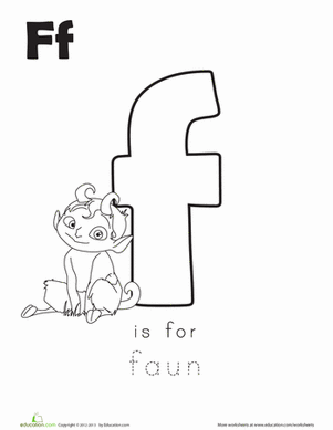 'F' is for Faun