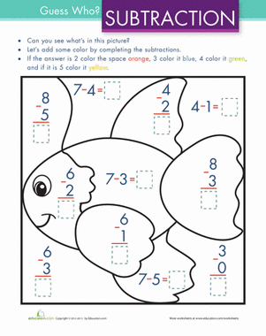 Color by Simple Subtraction