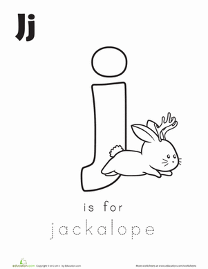 'J' is for Jackalope