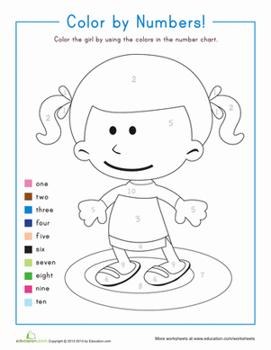 Number Coloring 1-10