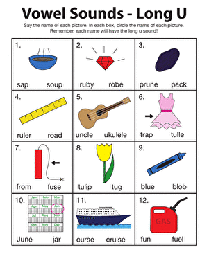 Learning Long Vowels: Long U