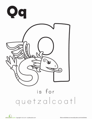 'Q' for Quetzalcoatl