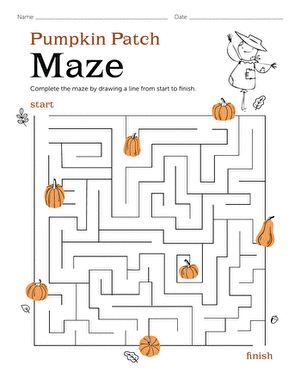 Autumn Maze