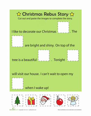 Christmas Rebus Story