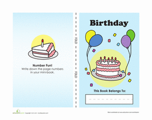Birthday Mini-Book