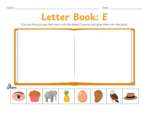 Letter Book: E large image