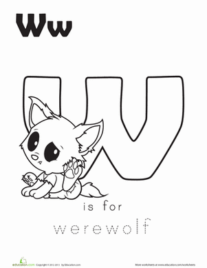 "W" is for Werewolf