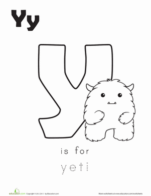 'Y' is for Yeti