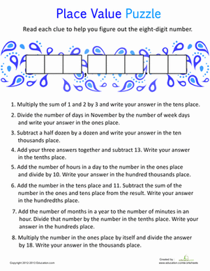 Place Value Practice