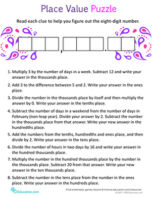 Place Value Puzzle #2