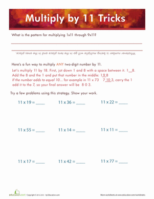 Multiply by 11 Trick