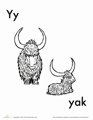 Y for Yak