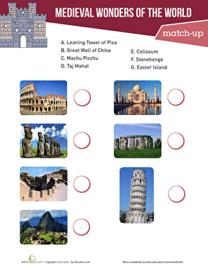 Match the World Wonder