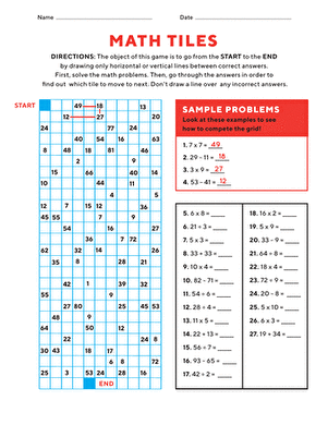Math Tiles Mash-up