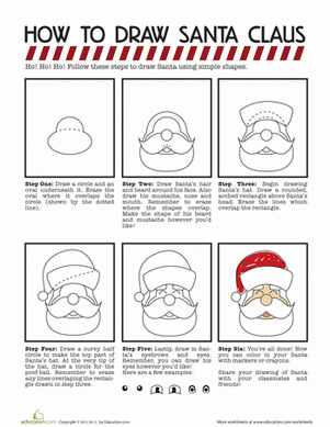 How to Draw Santa