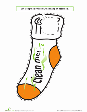 Clean Me Door Hanger