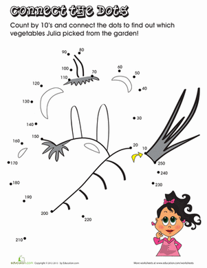Vegetables Skip Counting