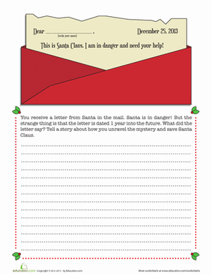 Santa Writing Prompt