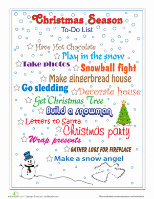 Christmas To-Do List