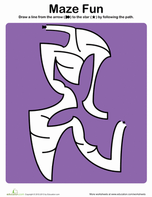 Four Amazing Mazes for Early Learners