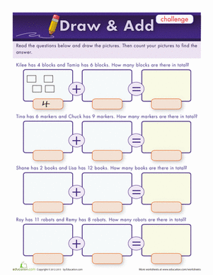 Draw and Add Challenge #1