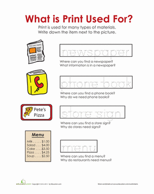 What Is Print Used For?