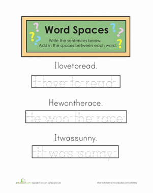 Word Spaces