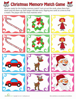 Christmas Match Game