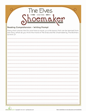 The Elves and the Shoemaker: Writing Response