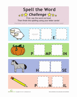 Fill in the Blank Letters