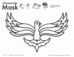 Bird Mask Coloring