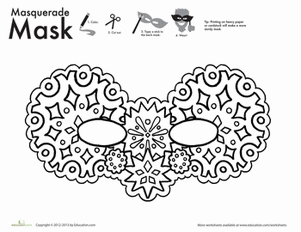 Snow Mask Coloring