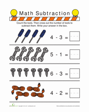 Construction Zone Subtraction 1