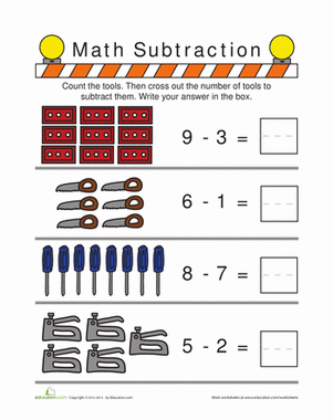 Construction Zone Subtraction 5