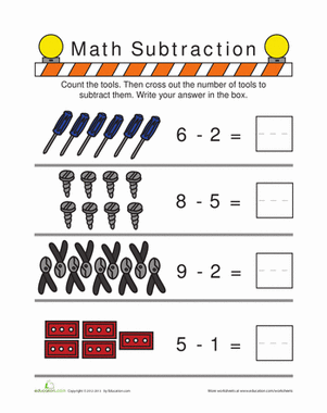 Construction Zone Subtraction 8