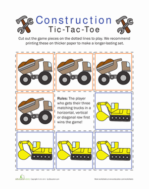 Printable Tic Tac Toe