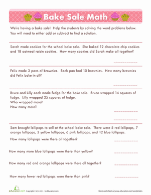 Bake Sale Math