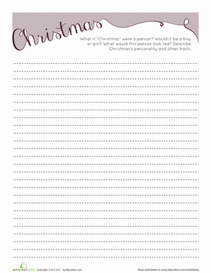 Christmas Writing