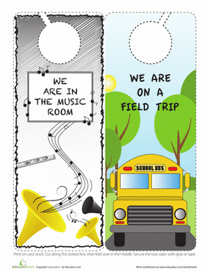Classroom Door Hangers