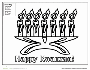 Kwanzaa Coloring Page