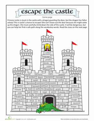Escape the Castle Vocabulary