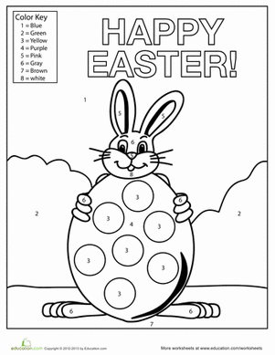 Easter Bunny Coloring Page