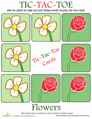 Flower Tic-Tac-Toe
