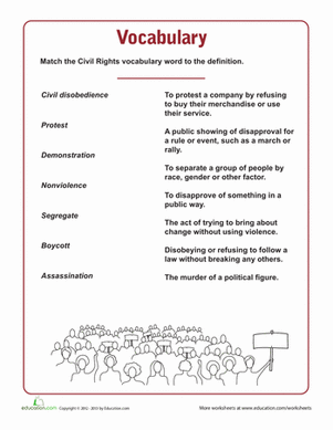 Civil Rights Vocabulary