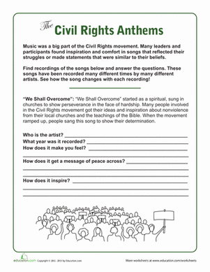Civil Rights Songs