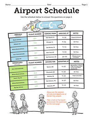 Airport Schedule