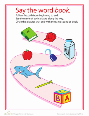 Ending Sounds Path: K